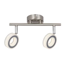 R.5940 Zora 2-fejes spot beép.LED ff-sal,króm