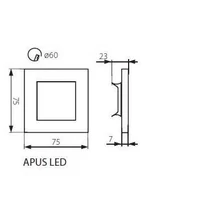 Kanlux Apus WW led 12VDC 23106