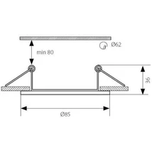 Kanlux CT-S80-AB SpotMR16 4710