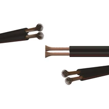 Emos hangfalkábel 2x0,5 mm2 piros-fekete rézbevonatú alumínium (CCA) S8253