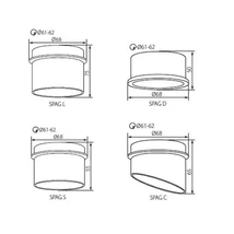 Kanlux SPAG S B/G dekor.keret 27322