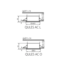 Kanlux QULES AC O-C lámpa GU10 26305