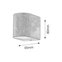 R.8018 Chile kült fali GU10 35W a.barna IP44