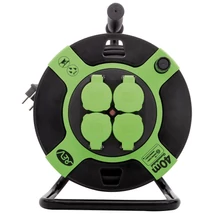 Gao kültéri gumikábeldob műanyag, 40m 4 dugalj H05RR-F 3X1.5 0010217412