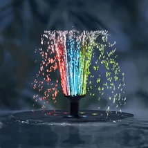 Garden of eden szolár szökőkút akkumulátorral, 6 db RGB LED-del Edmond
