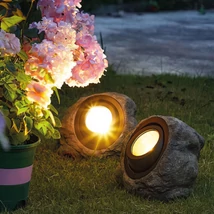 Garden of eden LED-es kültéri szolár lámpa szikla, kő fehér SMD LED 20x12x16 cm 11389C