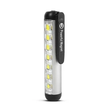 Phenom LED-es zseblámpa  munkalámpa móddal  400 mAh akkumulátor  XPE + SMD LED 500 lm IP55 ezüst 18580A