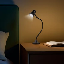 Phenom Flexibilis asztali lámpa 3-5W 500Lm csipeszes USB állítható fényerő és színhőmérséklet LED fém 20258