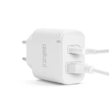Delight hálózati adapter gyorstöltéssel Hálózati Adapter USB + Type-C PD20W gyorstöltéssel 55047WH