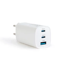 Delight Hálózati Adapter USB + Type-C PD45W gyorstöltéssel fehér 55060