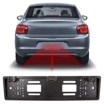 Carguard rendszámtábla keretbe épített tolatókamera + szenzorok - 12V 55069D