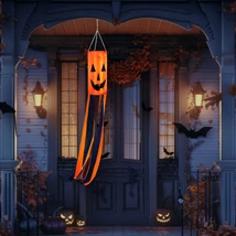 Halloween-i szélzsák dekoráció tök narancssárga 122 cm 56552A