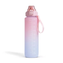 Sport kulacs 1L opálos rózsaszín-kék színátmenetes 57219A