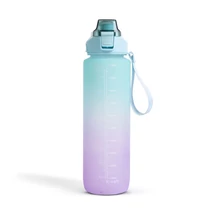 Sport kulacs 1L opálos kék-lila színátmenetes 57219B