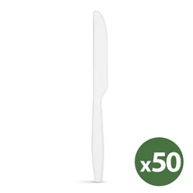 Grill Többször használatos bioműanyag kés készlet 50 db/csomag 57591A-50