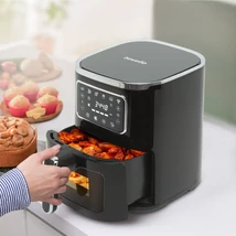 Bewello Olaj nélküli fritőz 220-240V 1450W 5L érintőgombos BW1002B