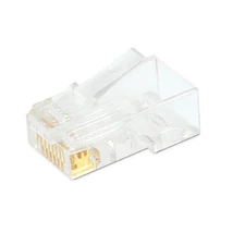 Árnyékolt RJ45 moduláris csatlakozó dugó 8P8C RJ45 UTP Cat.6 hálózati felhasználáshoz 05232B