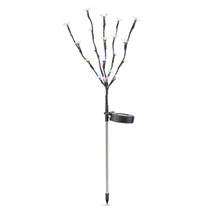 Garden of Eden Leszúrható szolár virág 20 színes LED 65 cm 11274