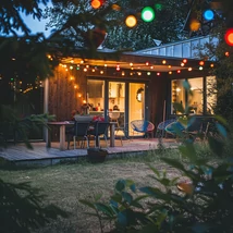 Napelemes Smart szolár fényfüzér 84+15 db RGB LED -14,5 m-bluetooth 11748