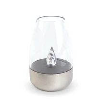 Garden of eden szolár lámpa gyertya lángeffekt 1 melegfehér LED 6x9 cm 11776