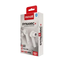 Maxell BT Dynamic+TWS fülhallgató fehér Ultra bass hangzás 52043WH