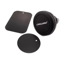 Carguard Telefontartó mágneses szellőzőrácsra rögzíthető forgatható fekete 54952