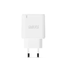 Delight hálózati adapter gyorstöltéssel Hálózati Adapter USB + Type-C PD20W gyorstöltéssel 55047WH