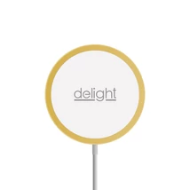 Delight mágneses vezeték nélküli töltőpad Type-C arany 55164B