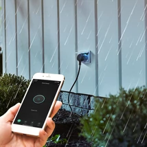 Delight Smart kültéri konnektor fogyasztásmérővel Amazon Alexa, Google Home, Siri, IFTTT kompatibilitás 55380