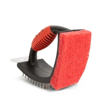 Grilltisztító kefe és szivacs ergonomikus markolattal 56284