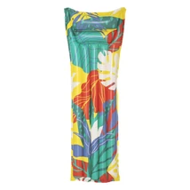 Felfújható úszómatrac virágos 183 x 69 cm 56409A