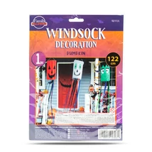 Halloween-i szélzsák dekoráció tök narancssárga 122 cm 56552A