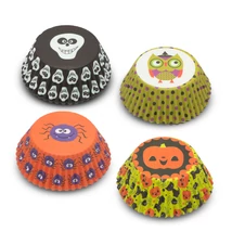 Muffin papír szett halloween mintával 100db/cs 57168W
