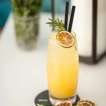 Papír szívószál fekete 150 db / csomag 57600A