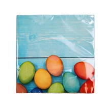 Húsvéti szalvéta tojásos 33x33cm 3 rétegű 20 db/csomag 57921