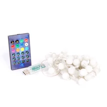 Phenom Smart fényfüzér USB 33 db RGBIC LED 5m  Bluetooth + zene mód IP65 58382D