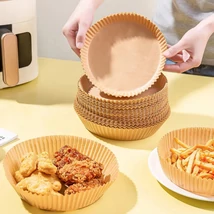 Bewello Air fryer sütőpapír olaj nélküli sütőhöz kör 20cm 50 db/csomag BW1020C