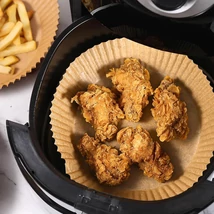 Bewello Air fryer sütőpapír olaj nélküli sütőhöz téglalap 14 x 22 cm 50 db / csomag