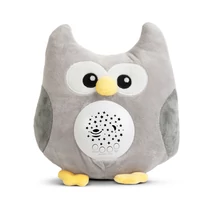 Bewello Zenélő, világító plüss bagoly 3xAAA BW2040