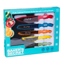 Baker's Secret 11 darabos színes konyhai kés DA00993