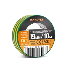 Handy Szigetelőszalag 19mm 10m zöld/sárga 11096X