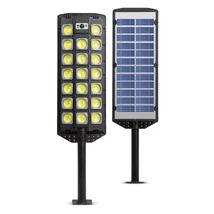 Phenom Szolár fali reflektor utcai street lámpa 520 SMD LED 3000 lm 20W 4500 mAh IP65 55291B