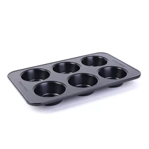 Baker's Secret Enhance Collection 6-os muffin sütőforma 29.4 x 18.1 x 3.3 cm DA00952