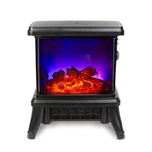 Bewello Elektromos kandalló 180°hősugárzó LED 36x21,5x36 cm BW2106