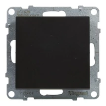 Legrand Suno egypólusú 101 kapcsoló keret nélkül 10AX, fekete 721401