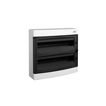 Noark Lakáselosztó falon kívüli 36 modul 2x18 modul füstszínű ajtóval 2 sor IP40 101501