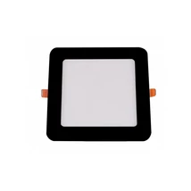 Optonica süllyesztett 12W-os 840 Lm beépített LED-es vékony modul, négyzet alakú, 3CCT, fekete 12927