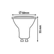 Rábalux LED izzó GU10 7W 500lm 3000K meleg fehér 1485