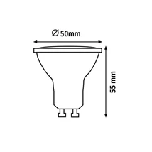 Rábalux LED izzó GU10 7W 550lm 4000K természetes fehér 1486