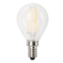Rábalux LED izzó filament kisgömb E14 4W 2700K meleg fehér 1528